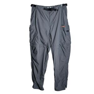 REI‎ Gray Convertible Cargo Tech UPF Pant Women's 12 | Hiking Outdoor Gorpcore